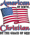 American by Birth Christian Hooded Sweatshirt