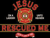 Jesus Rescued Me Christian Hoodies