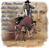 Christian t-shirts - Bull Rider - Philippians 3:14