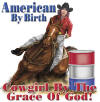 Christian t-shirts - Cowgirl by the Grace of God