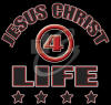 Jesus Christ 4 Life Christian Hoodies