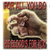Christian heat transfers - His Bloods for You