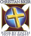 Christian heat transfers - Christian Biker, Ride by Faith
